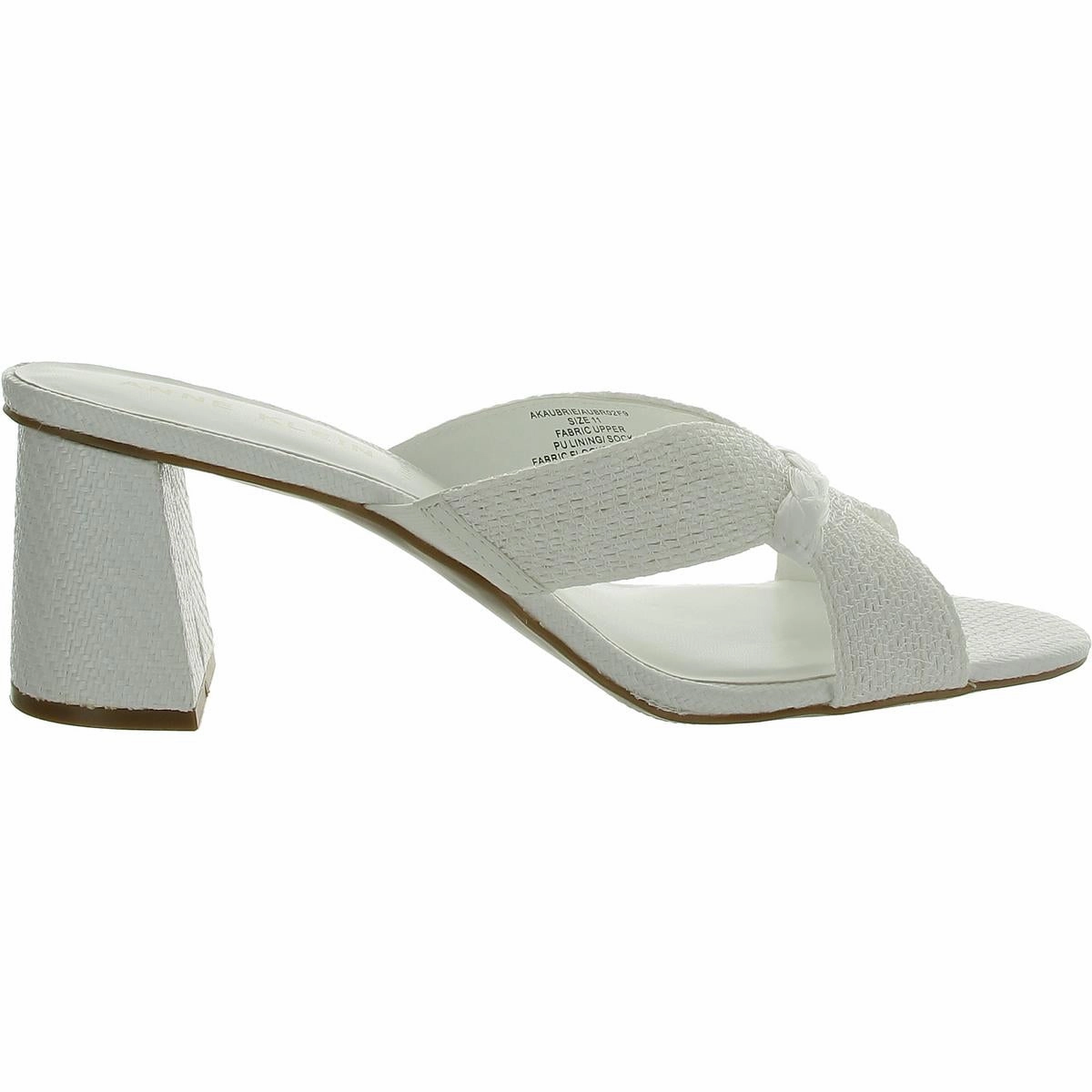 Aubrie Womens Slip On Strappy Mule Sandals