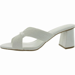 Aubrie Womens Slip On Strappy Mule Sandals