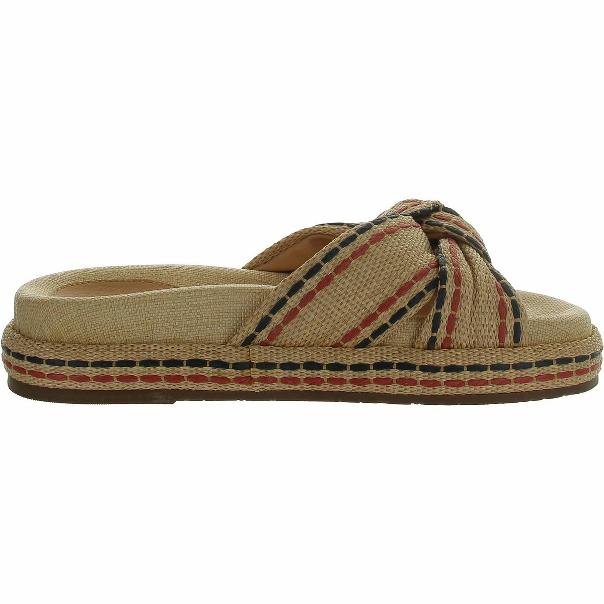 Azul Marinho Womens Slip On Slides Slide Sandals