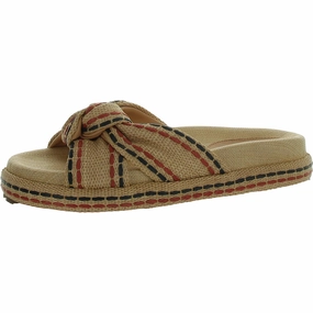 Azul Marinho Womens Slip On Slides Slide Sandals