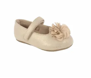 Baby Girl's Holiday Shoes In Champagne Shimmer