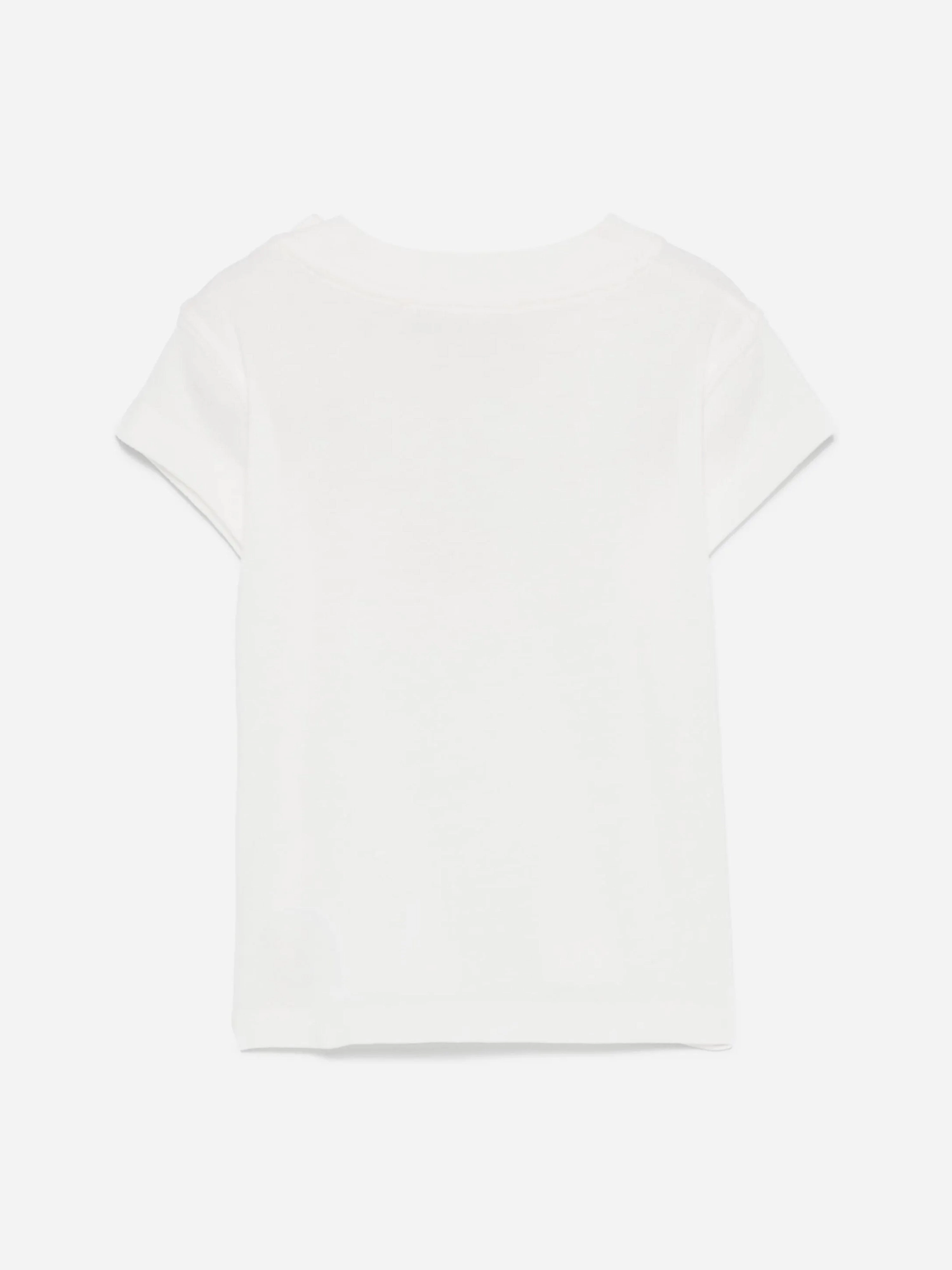 Baby Girls Dom T-Shirt in Ivory