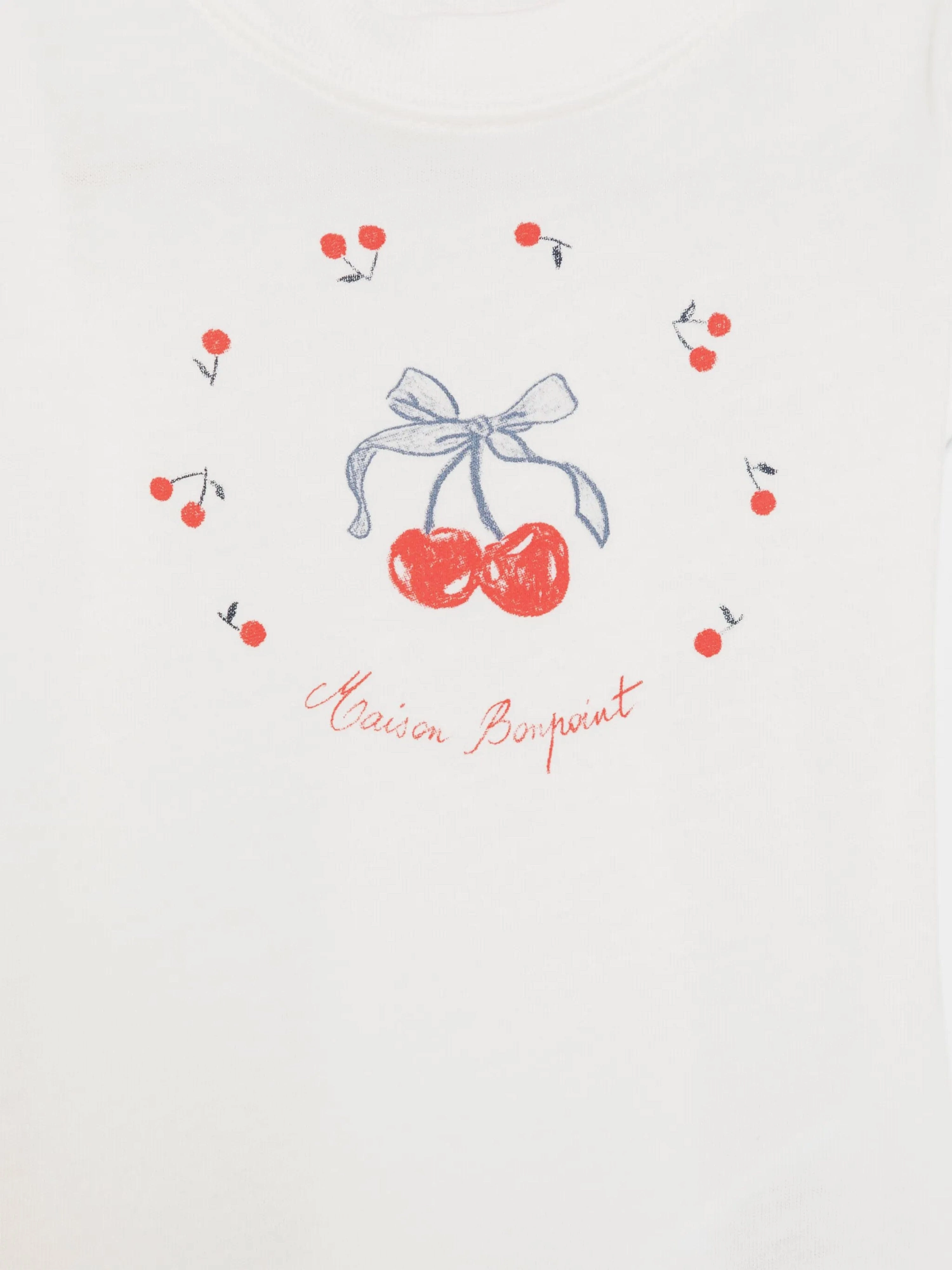 Baby Girls Dom T-Shirt in Ivory