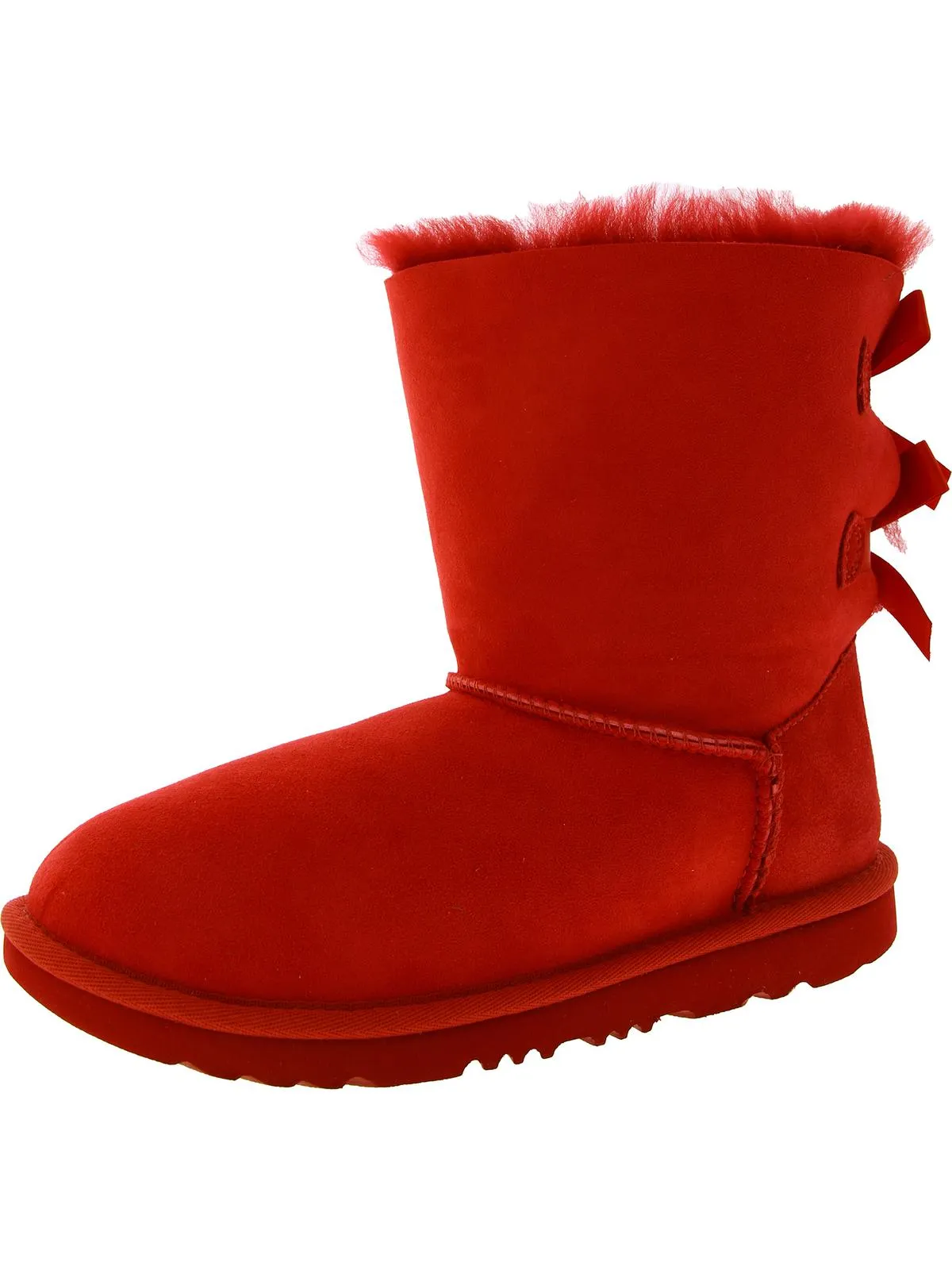 Bailey Bow II Girls Lined Fur-Lined Winter Boots
