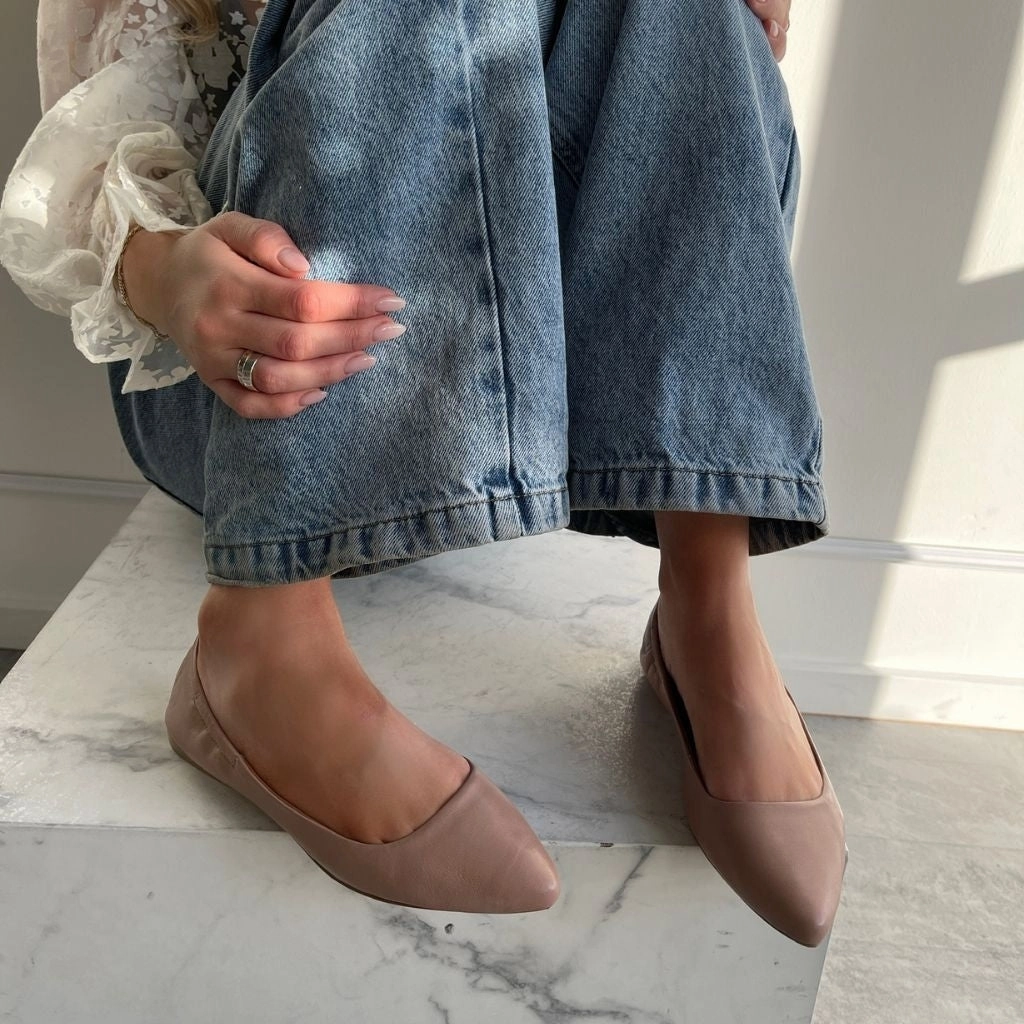 BALLERINA 23 Leather - Nude