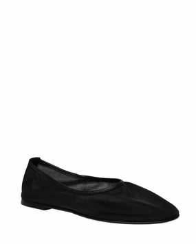 Ballet Mesh Flat in Black