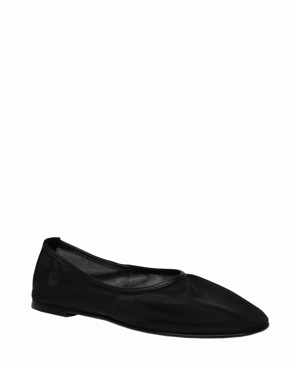 Ballet Mesh Flat in Black