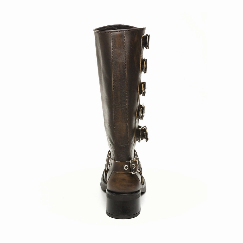 Battle Boot BROWN LEATHER