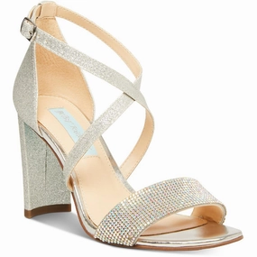 Bella Womens Glitter Dress Sandals