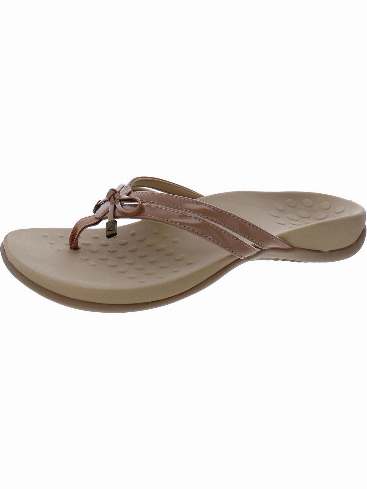 Bella X Womens Open Toe Slip On Thong Sandals