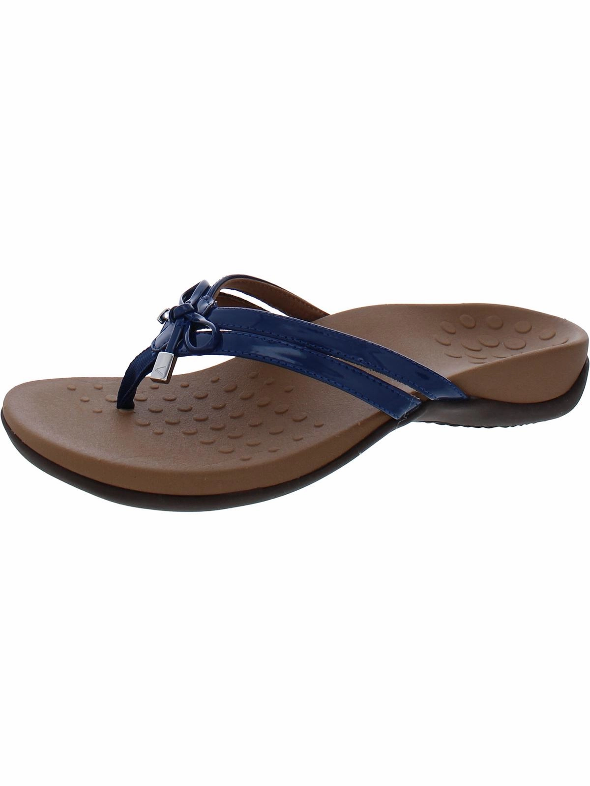 Bella X Womens Open Toe Slip On Thong Sandals