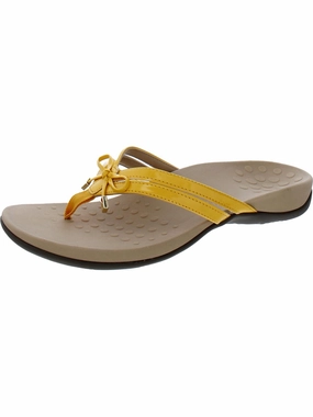 Bella X Womens Open Toe Slip On Thong Sandals