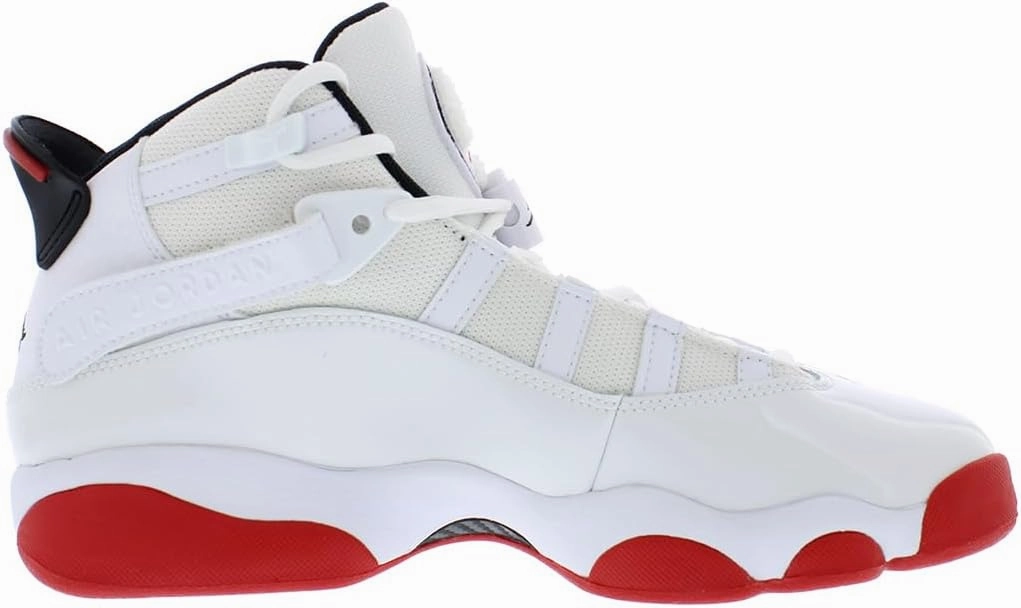Big Kid's Jordan 6 Rings White/Mystic Hibiscus (323419 116)
