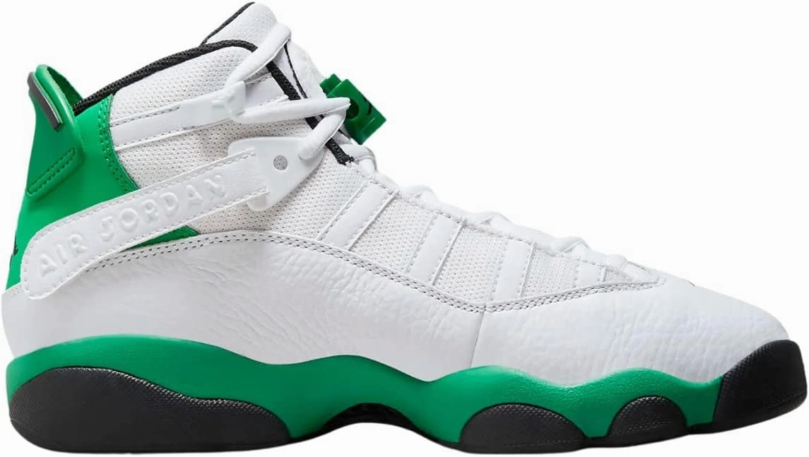 Big Kid's Jordan 6 Rings White/Mystic Hibiscus (323419 116)