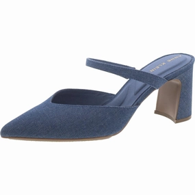 Birch Womens Slip On Pointed Toe Block Heel
