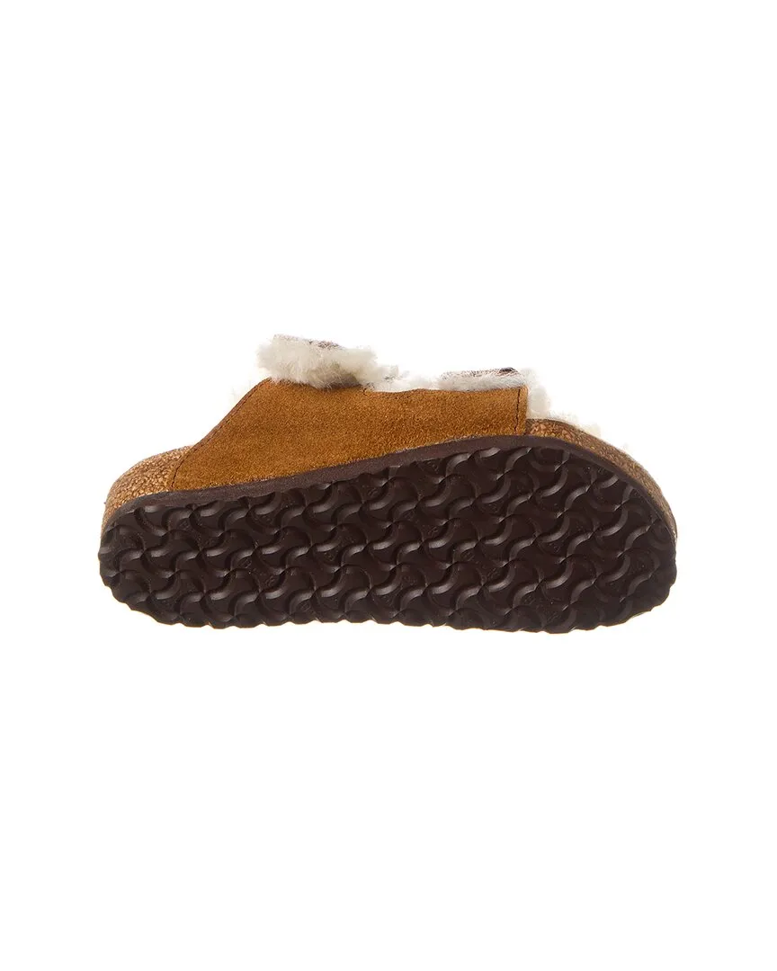 Birkenstock Arizona Narrow Suede & Shearling Sandal