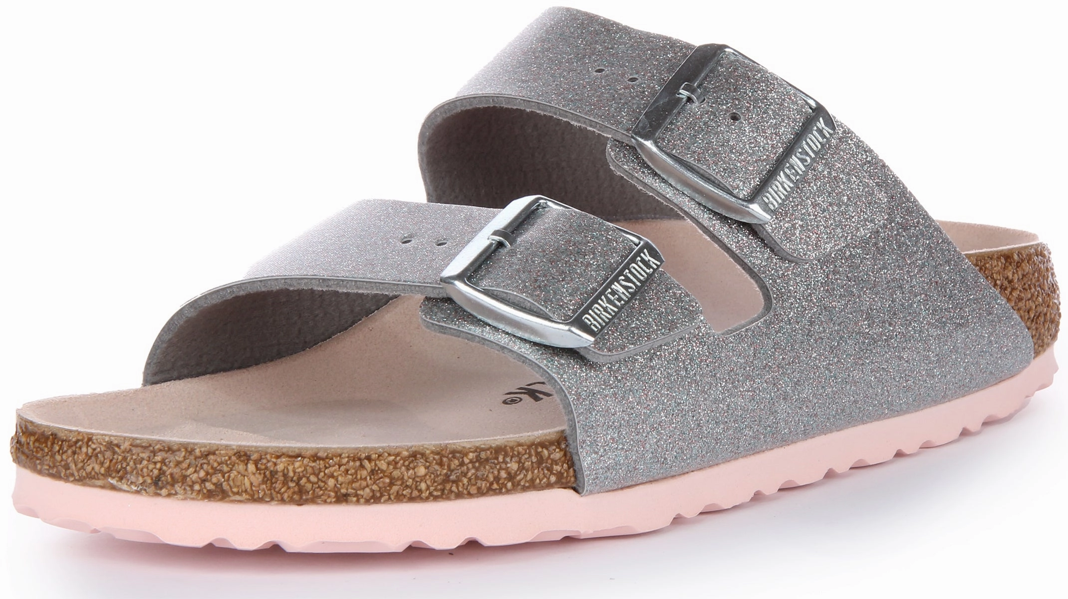 Birkenstock Arizona Bf In Silver | Narrow Fit Shoes Birkenstock
