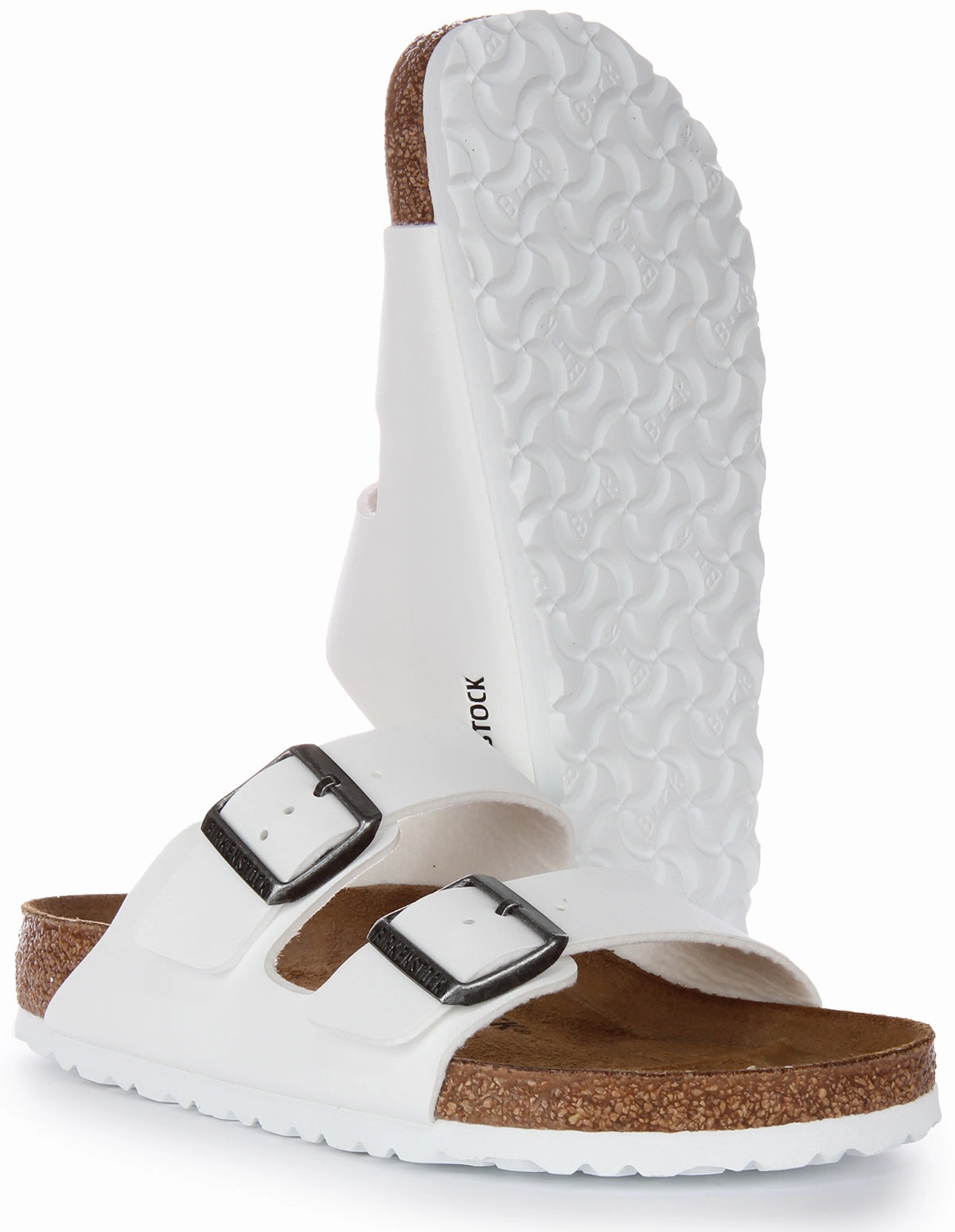 Birkenstock Arizona Bf In White | Regular Fit Shoes Birkenstock
