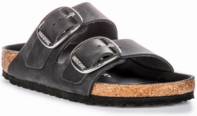 Birkenstock Arizona Big Buckle In Black | Regular Fit Shoes Birkenstock