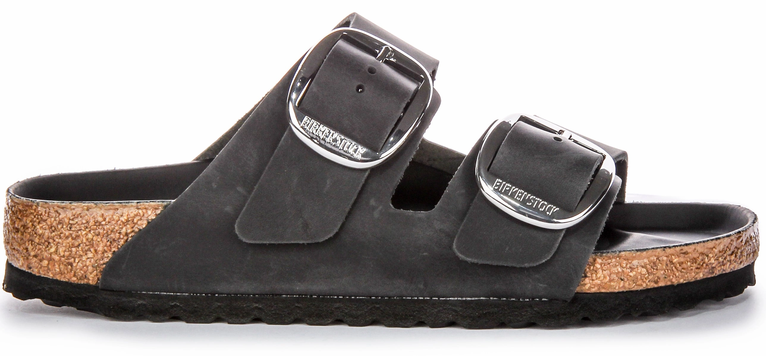 Birkenstock Arizona Big Buckle In Black | Regular Fit Shoes Birkenstock