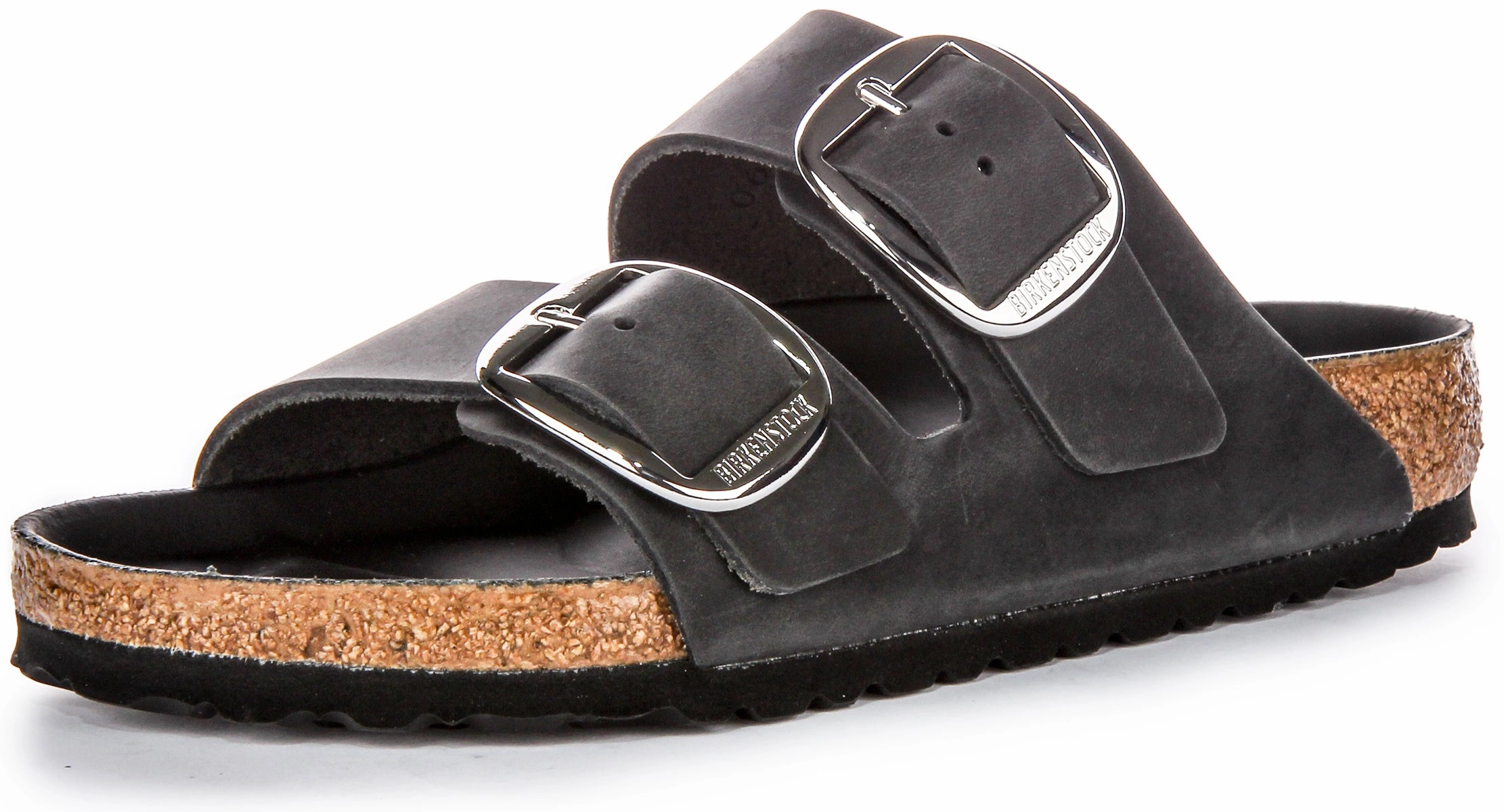 Birkenstock Arizona Big Buckle In Black | Regular Fit Shoes Birkenstock