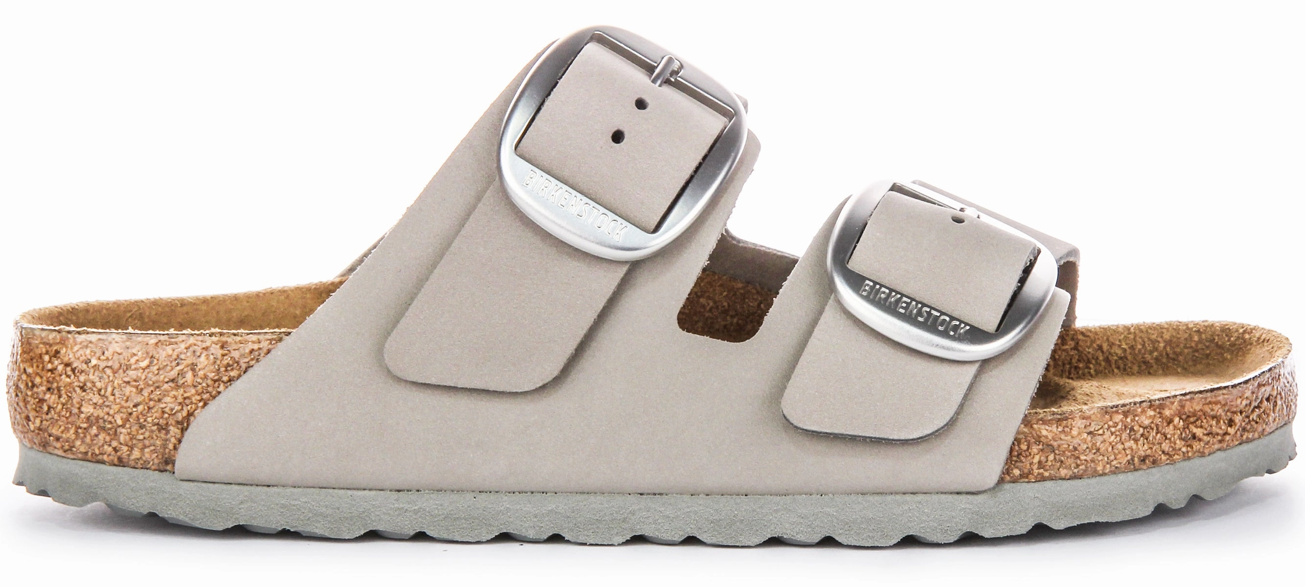 Birkenstock Arizona Big Buckle In Grey | Regular Fit Shoes Birkenstock