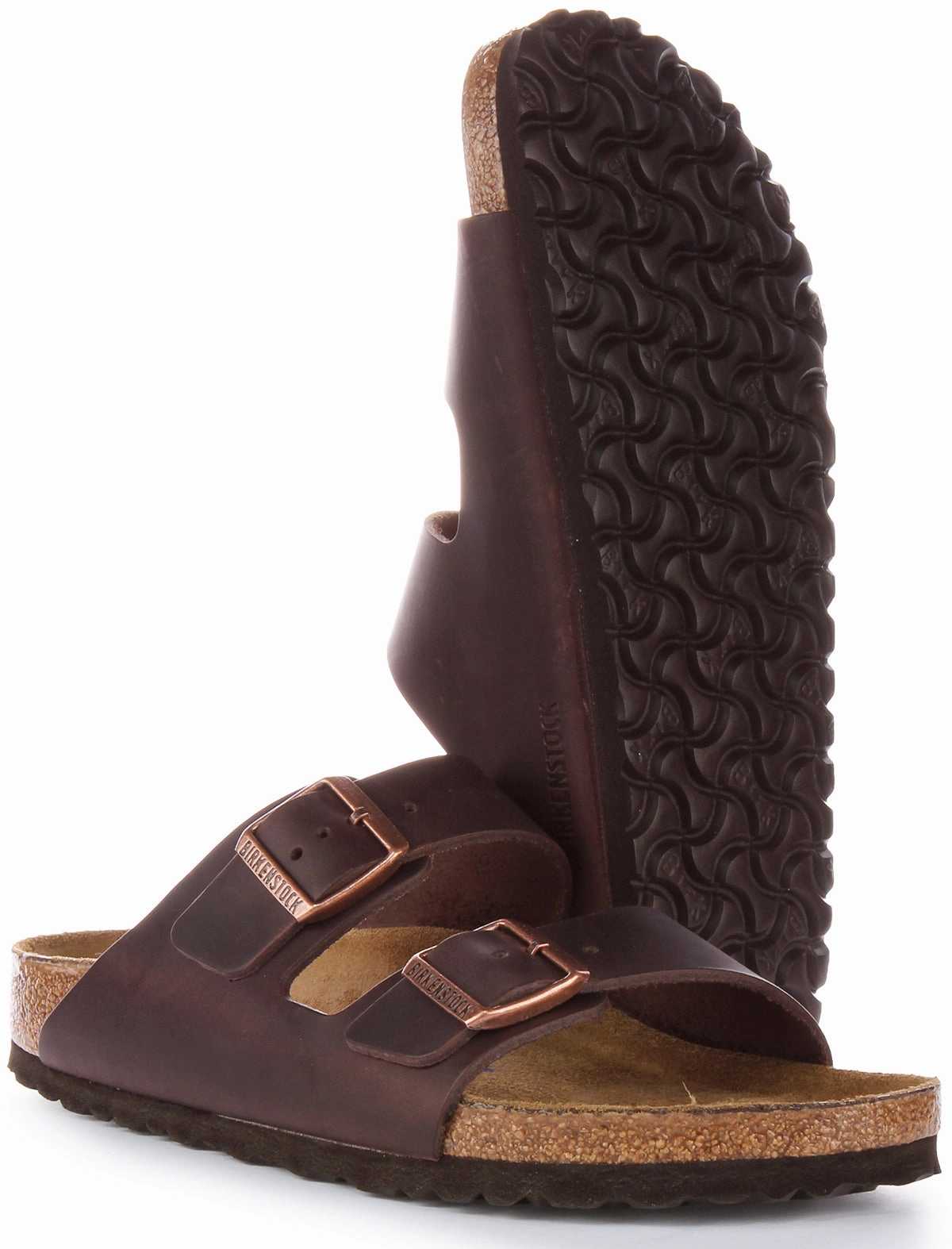 Birkenstock Arizona Bs In Brown | Narrow Fit Shoes Birkenstock