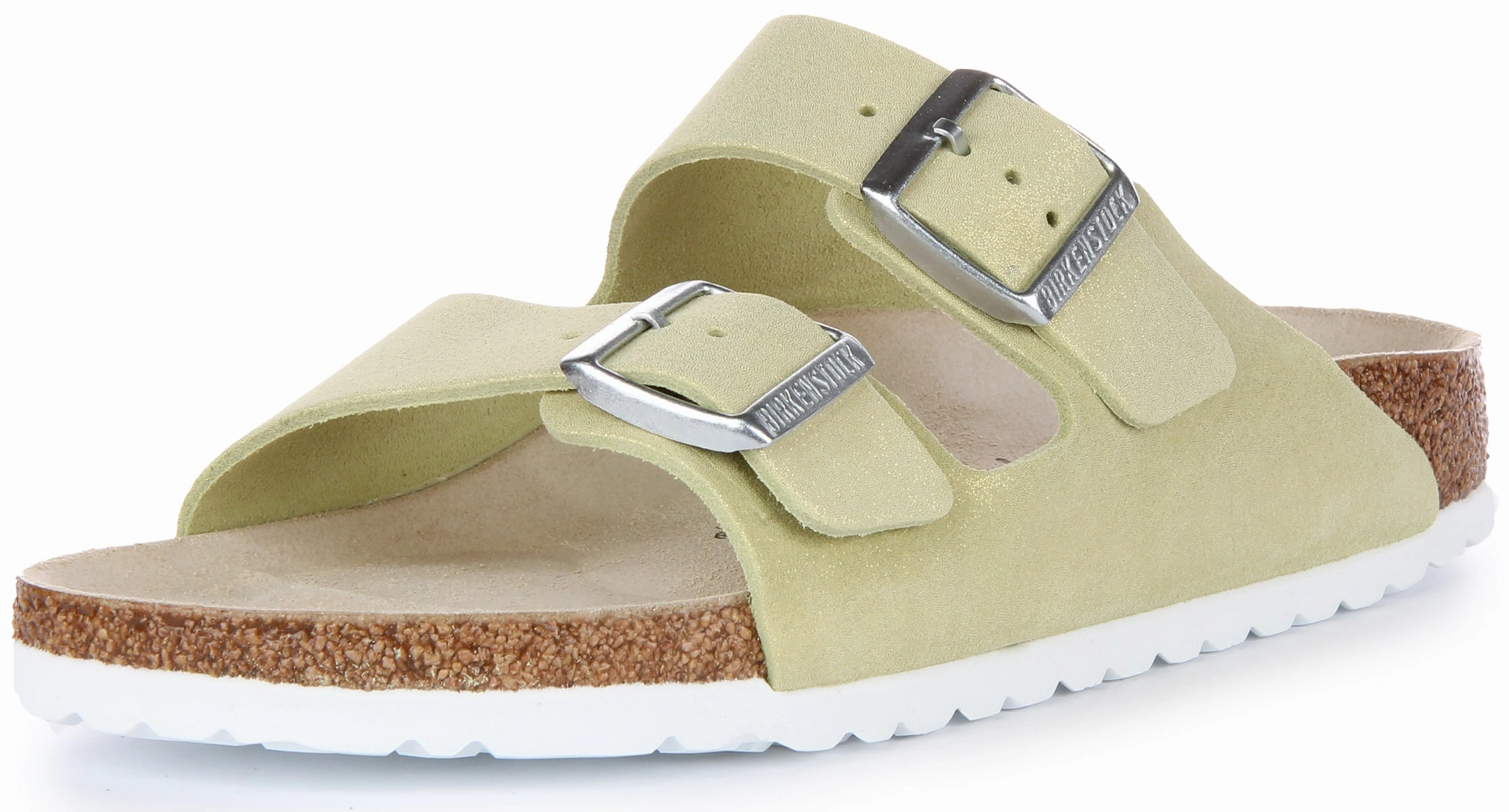 Birkenstock Arizona Bs In Light Green | Narrow Fit Shoes Birkenstock
