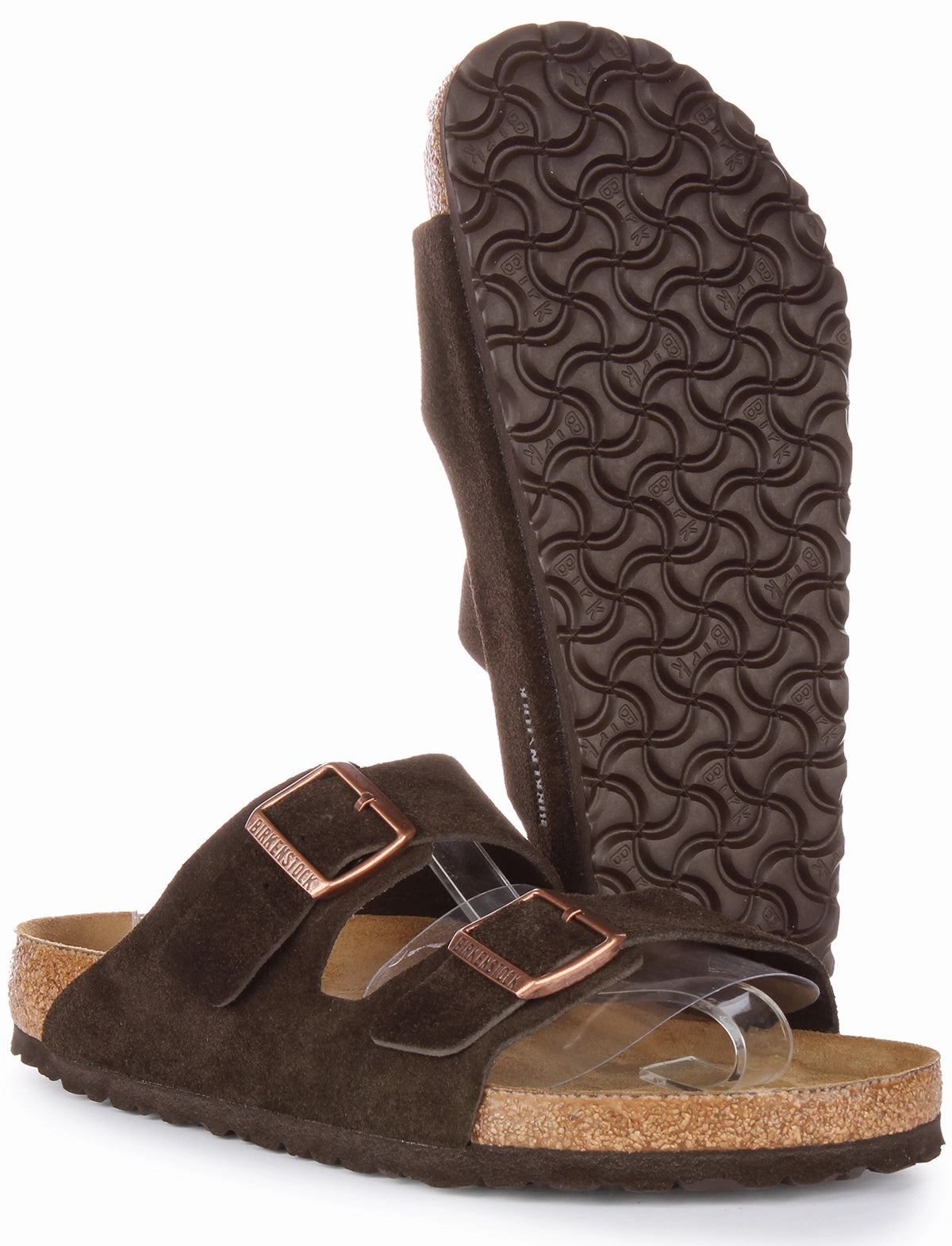 Birkenstock Arizona Bs In Mocha For Men | Regular Fit Shoes Birkenstock