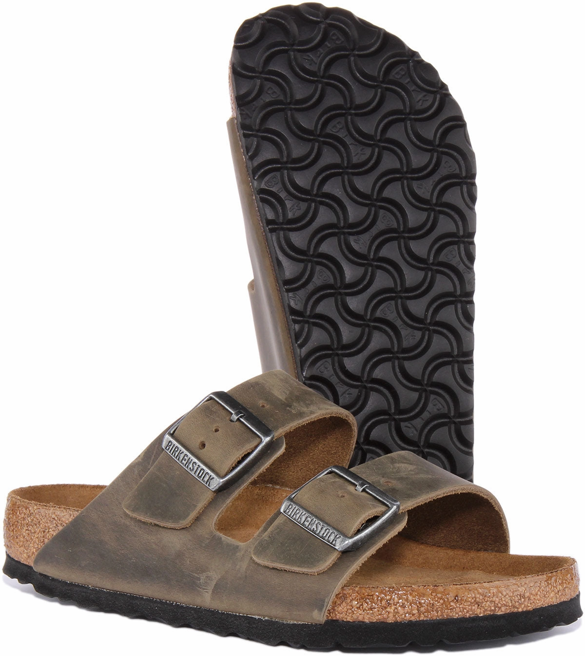 Birkenstock Arizona Bs In Olive For | Regular Fit Shoes Birkenstock