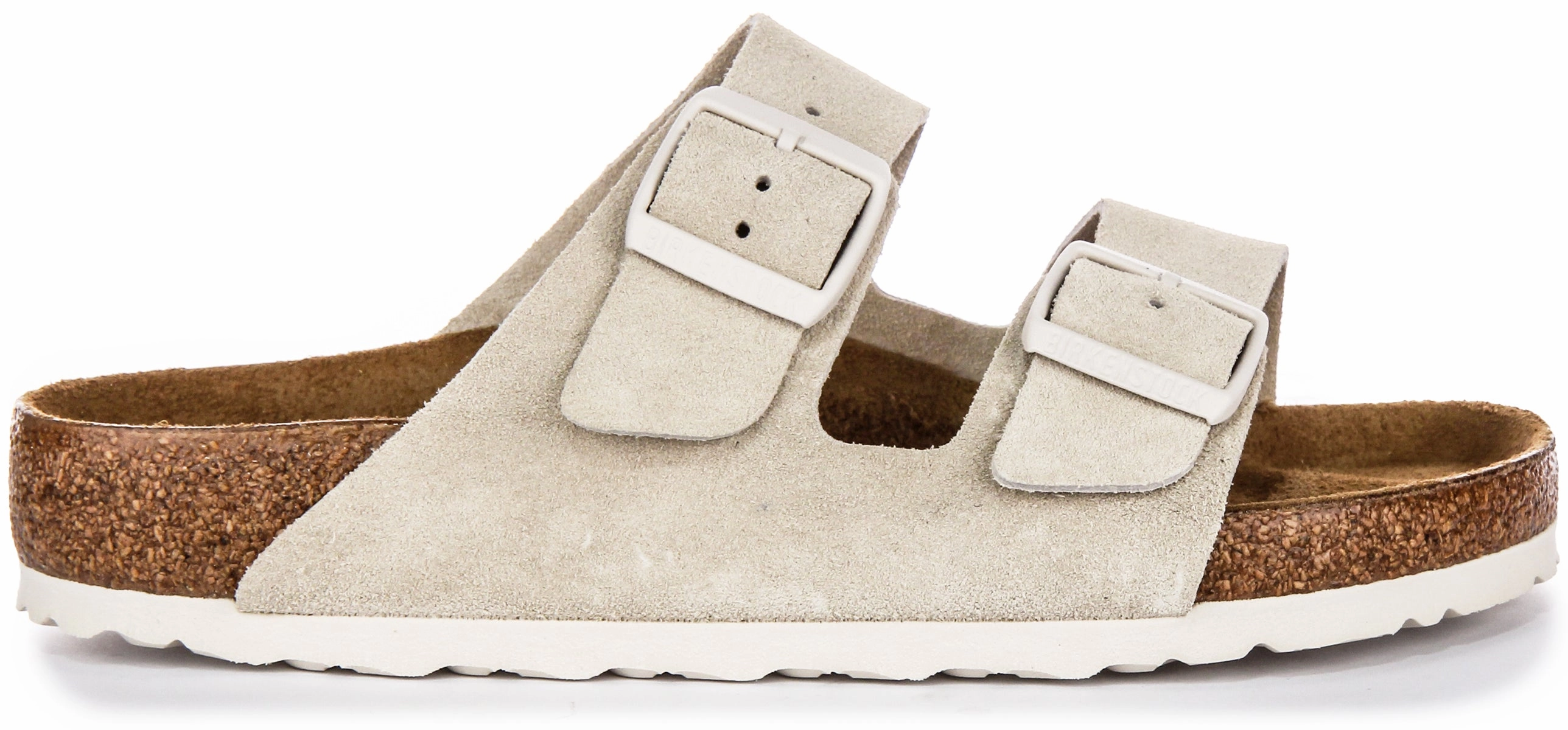 Birkenstock Arizona Bs Suede In Light Grey | Regular Fit Shoes Birkenstock