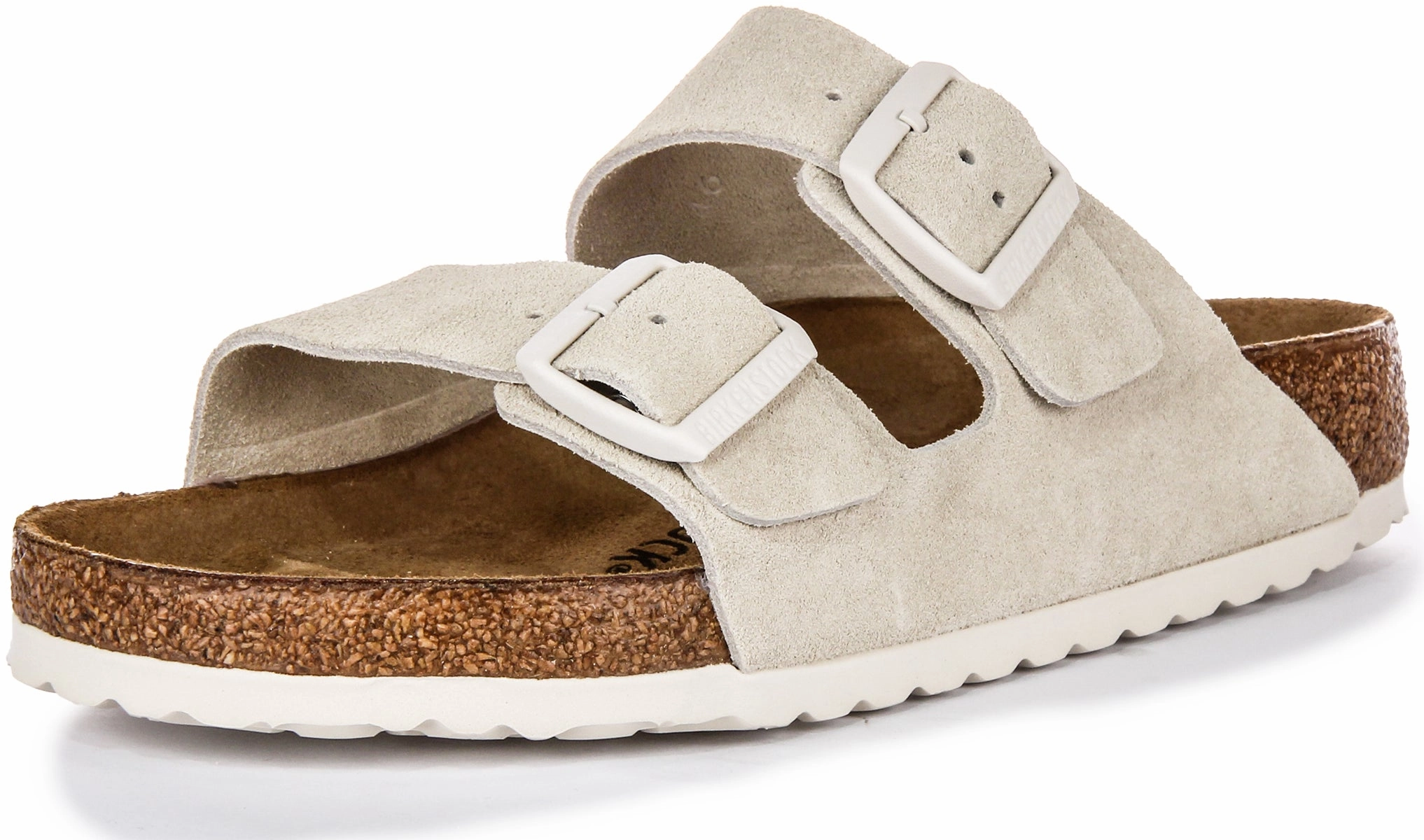 Birkenstock Arizona Bs Suede In Light Grey | Regular Fit Shoes Birkenstock