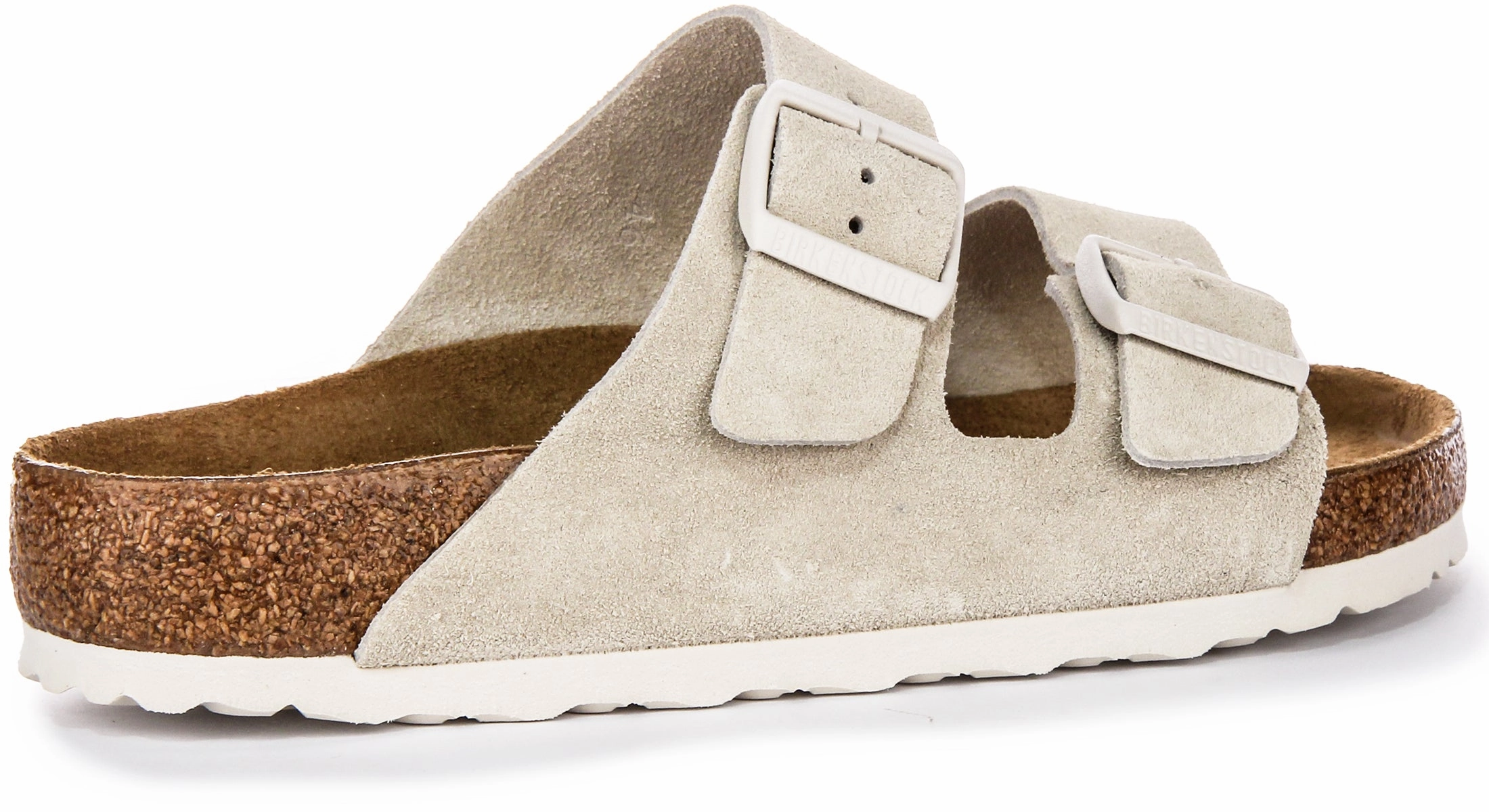 Birkenstock Arizona Bs Suede In Light Grey | Regular Fit Shoes Birkenstock