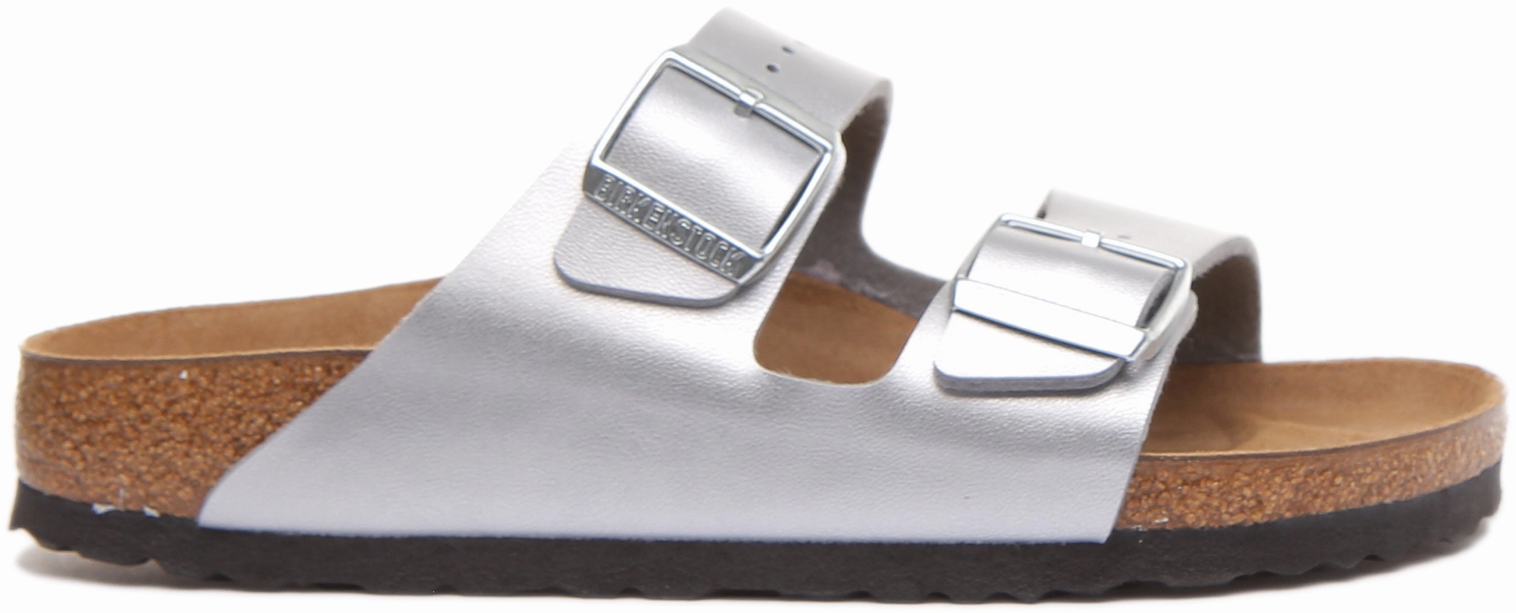 Birkenstock Arizona In Silver For Women | Narrow Fit Shoes Birkenstock