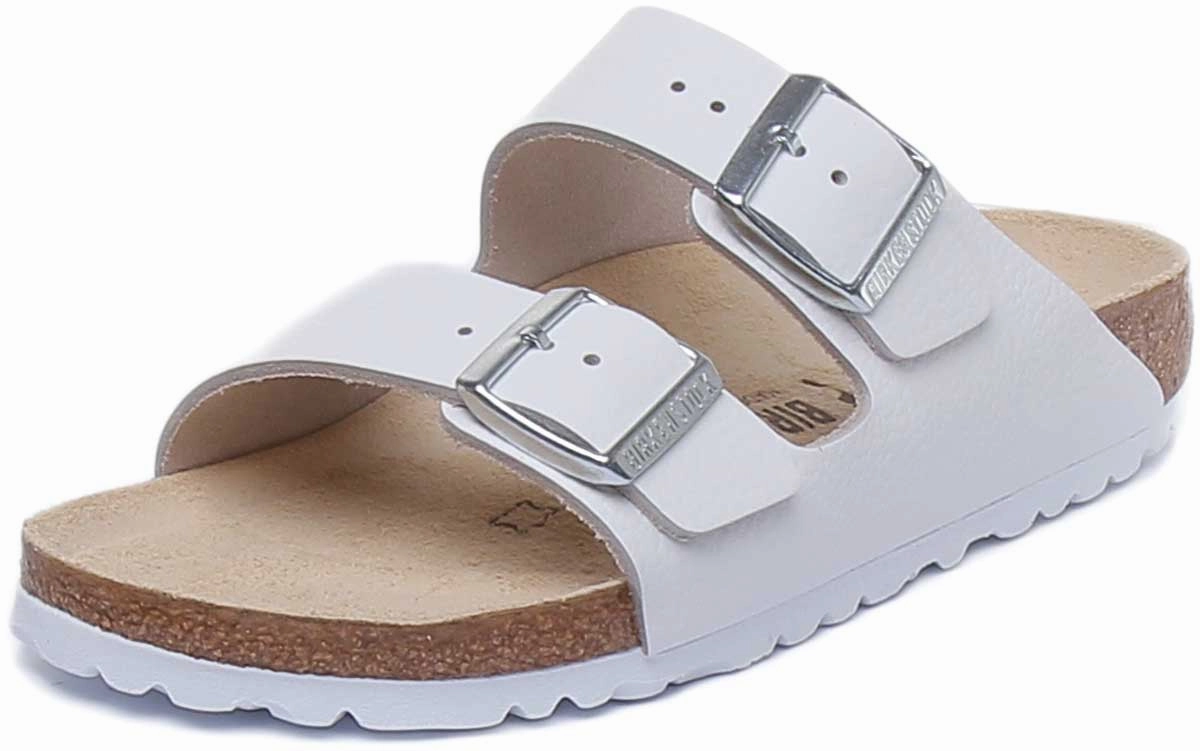 Birkenstock Arizona Nl Unisex In White | Narrow Fit Shoes Birkenstock