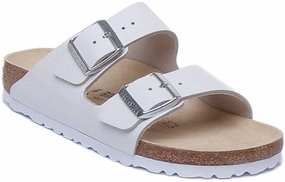 Birkenstock Arizona Nl Unisex In White | Narrow Fit Shoes Birkenstock