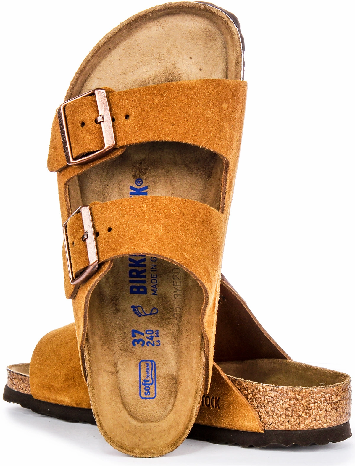 Birkenstock Arizona Soft Footbed In Mink | Regular Fit Shoes Birkenstock