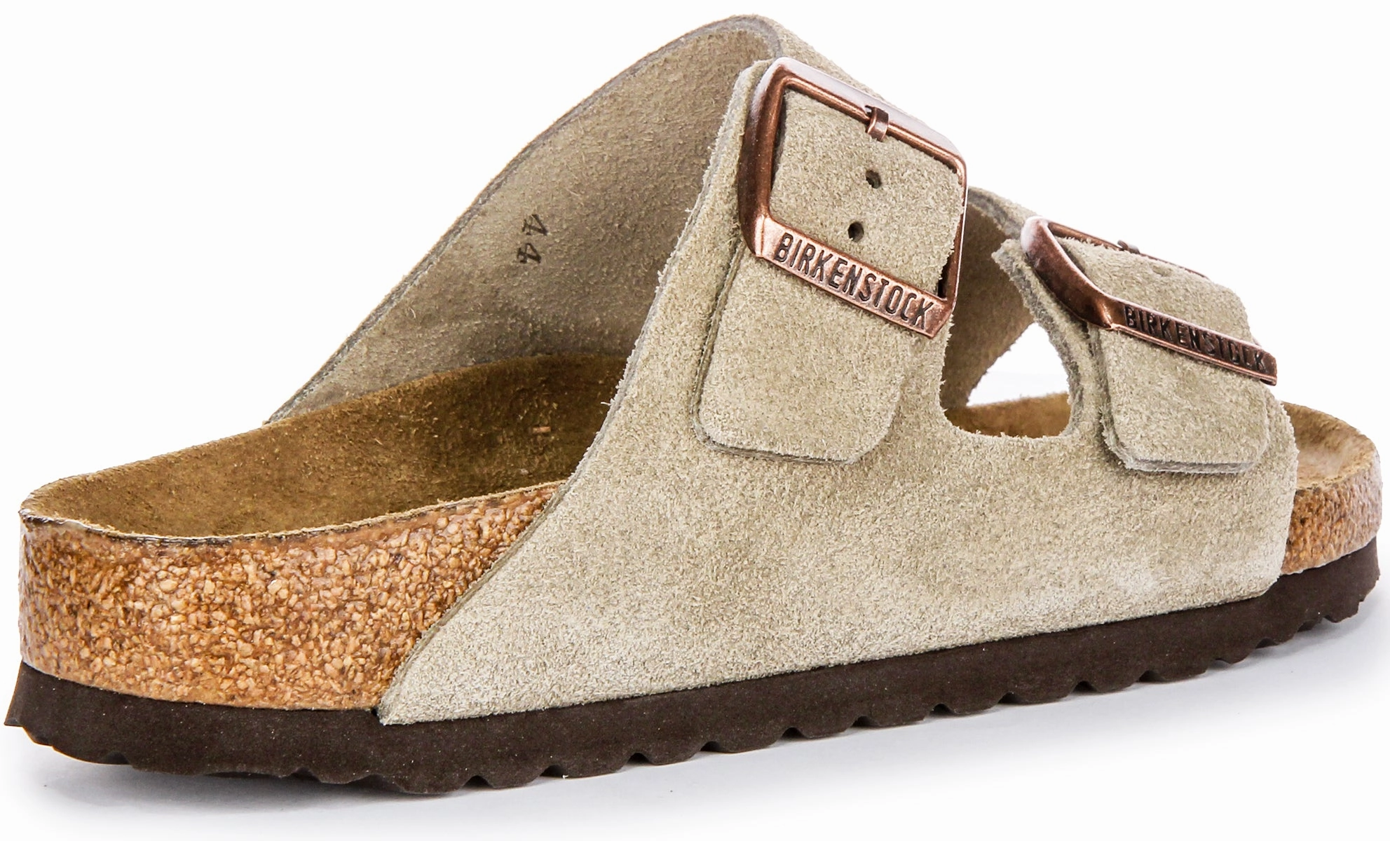 Birkenstock Arizona Soft Footbed In Taupe | Narrow Fit Shoes Birkenstock