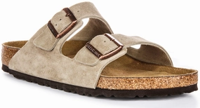 Birkenstock Arizona Soft Footbed In Taupe Shoes Birkenstock