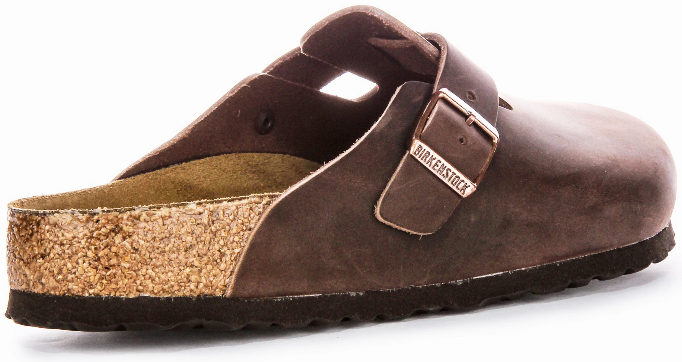 Birkenstock Boston BS In Brown | Regular Fit Shoes Birkenstock