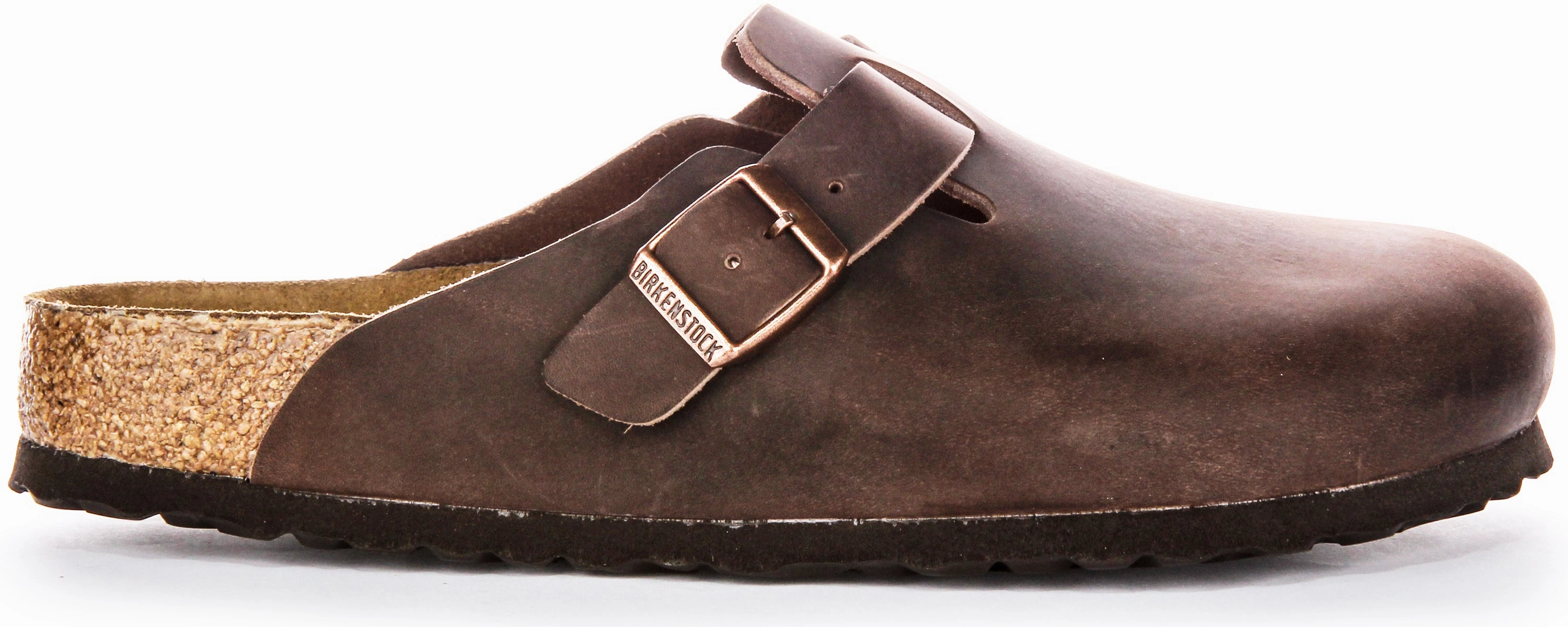 Birkenstock Boston BS In Brown | Regular Fit Shoes Birkenstock