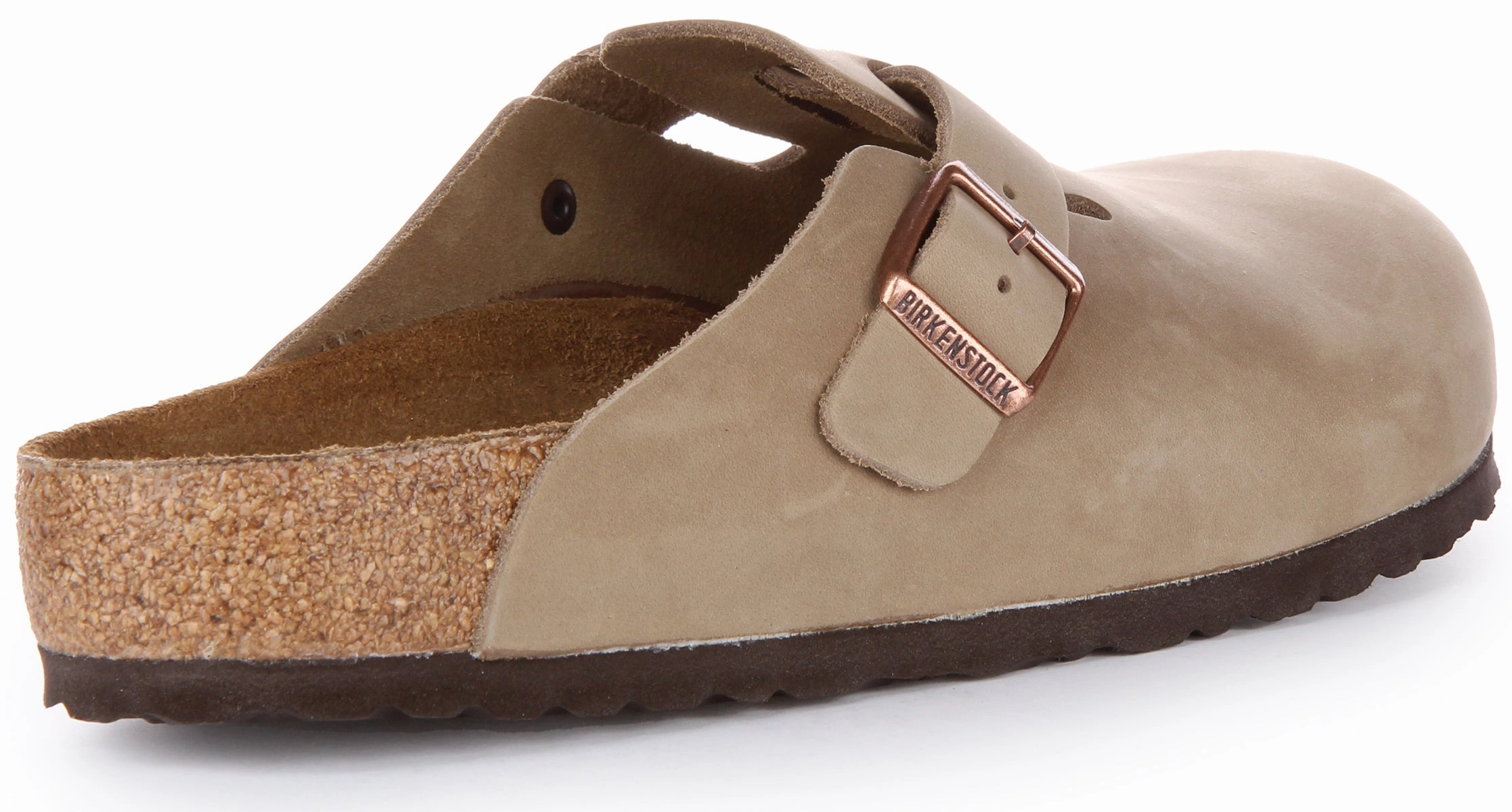 Birkenstock Boston Bs In Tobacco  | Regular Fit Shoes Birkenstock