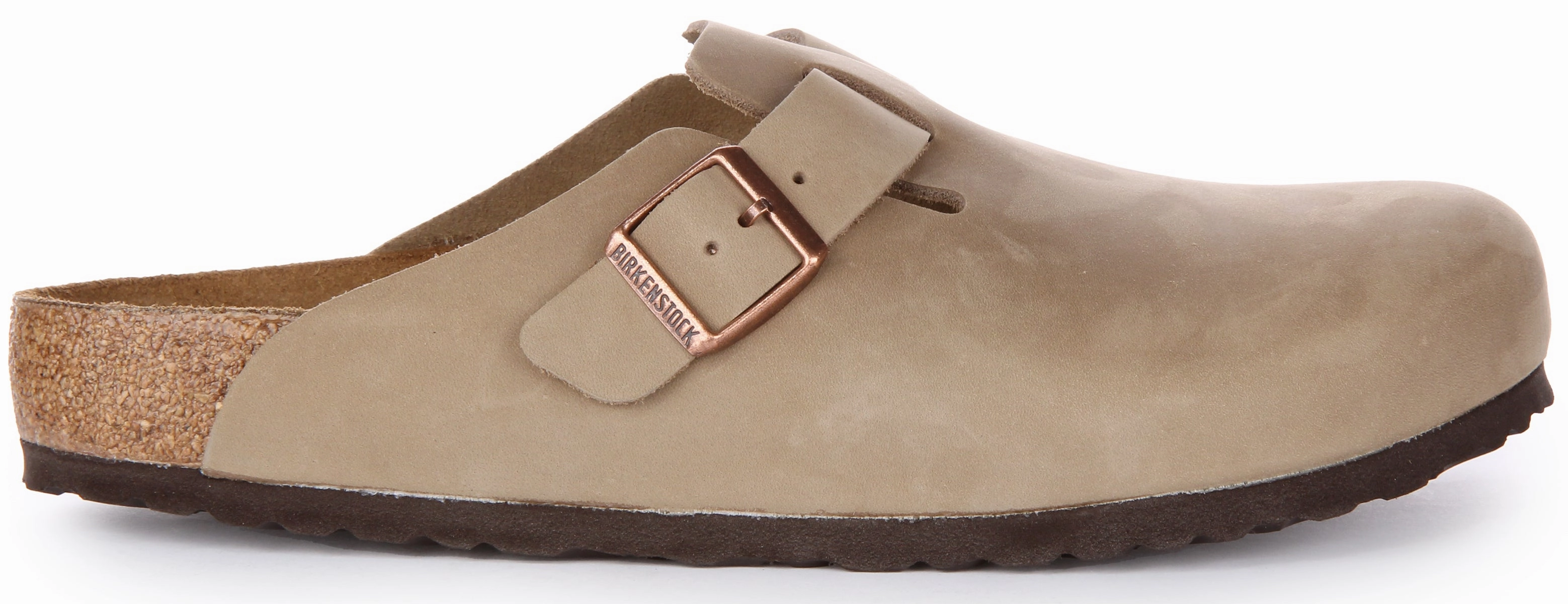 Birkenstock Boston Bs In Tobacco  | Regular Fit Shoes Birkenstock