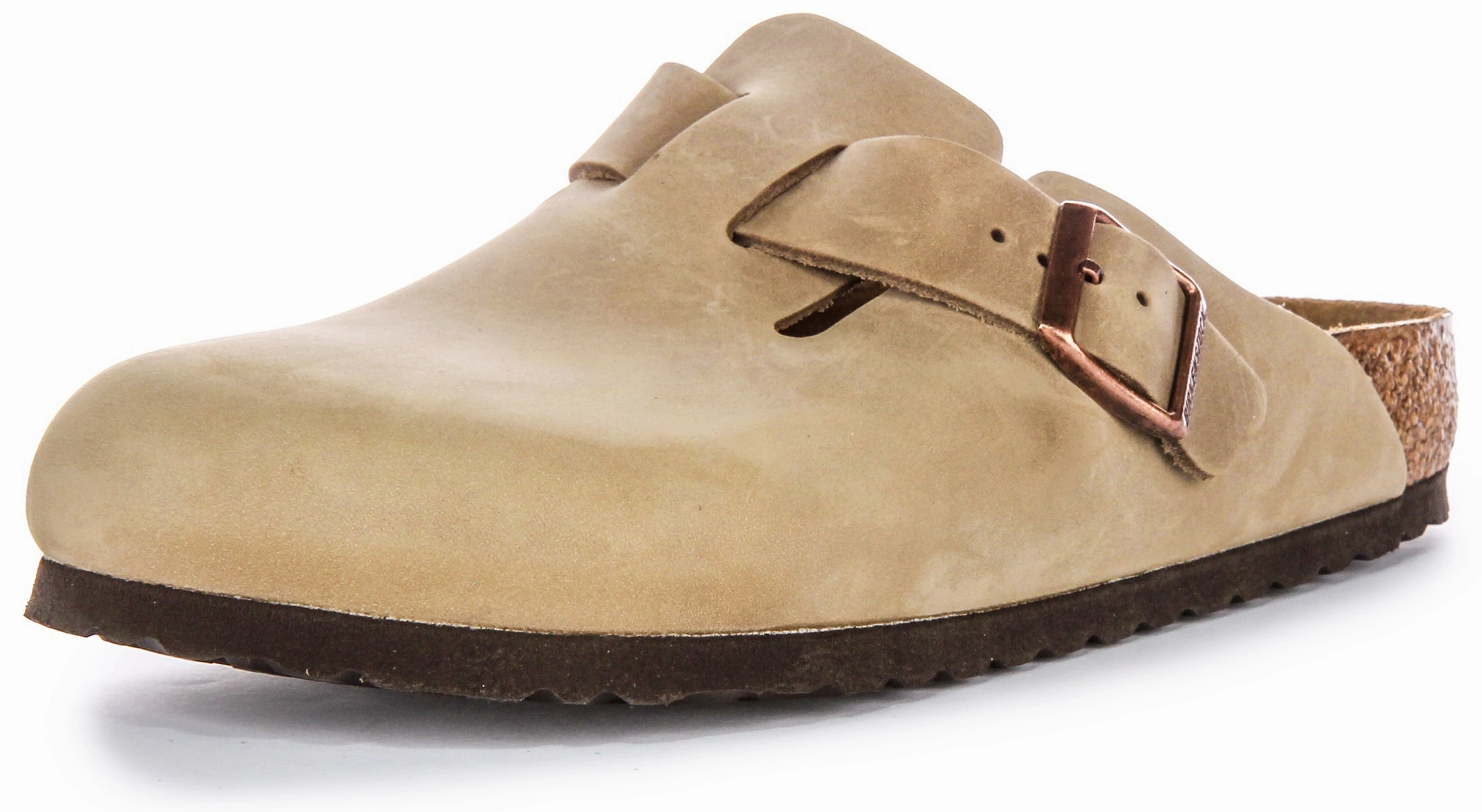 Birkenstock Boston Bs In Tobacco | Regular Fit Shoes Birkenstock