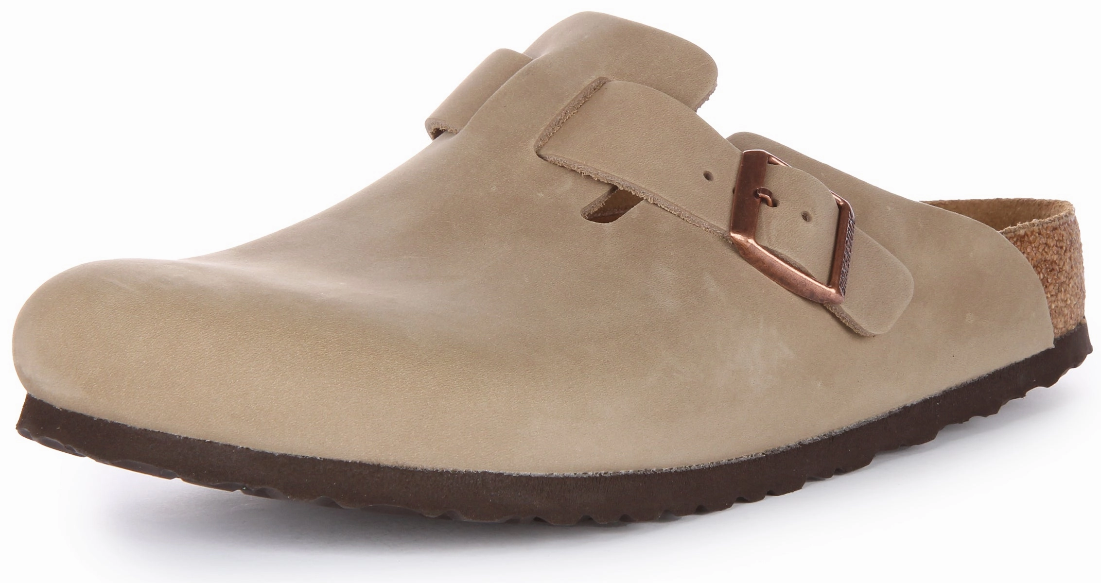 Birkenstock Boston Bs In Tobacco  | Regular Fit Shoes Birkenstock