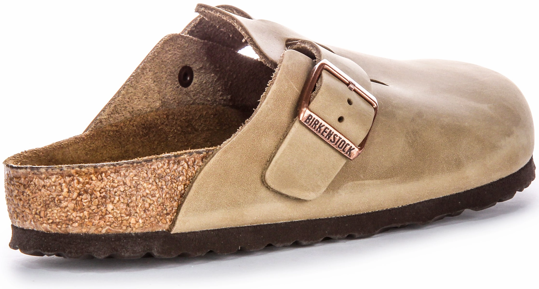 Birkenstock Boston Bs In Tobacco | Regular Fit Shoes Birkenstock