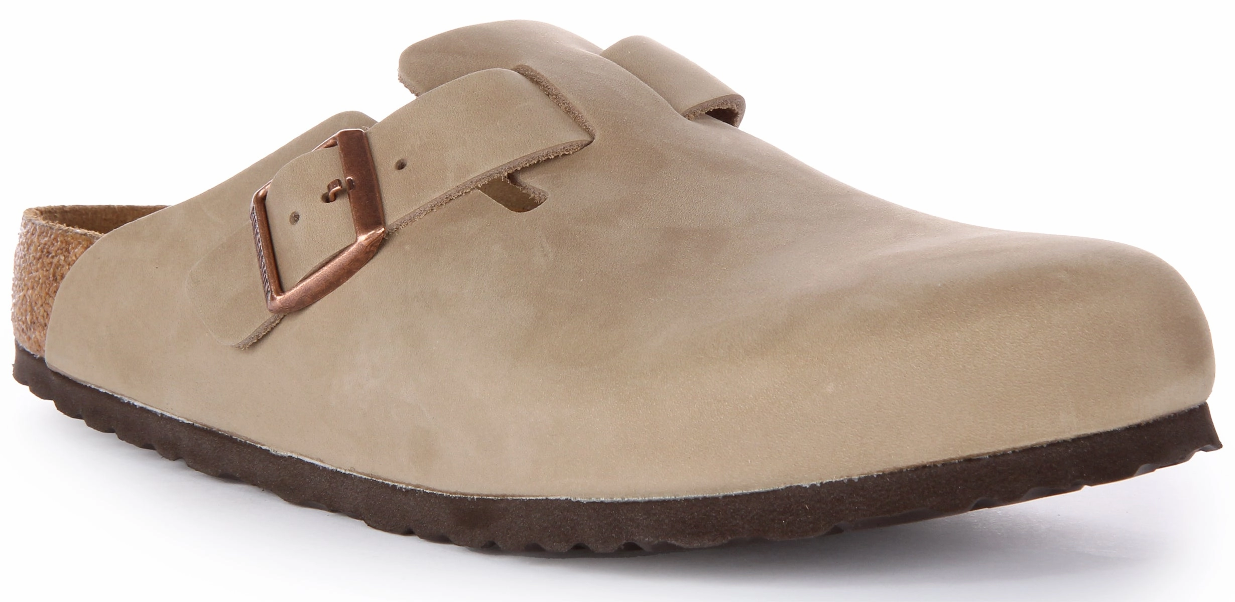 Birkenstock Boston Bs In Tobacco  | Regular Fit Shoes Birkenstock