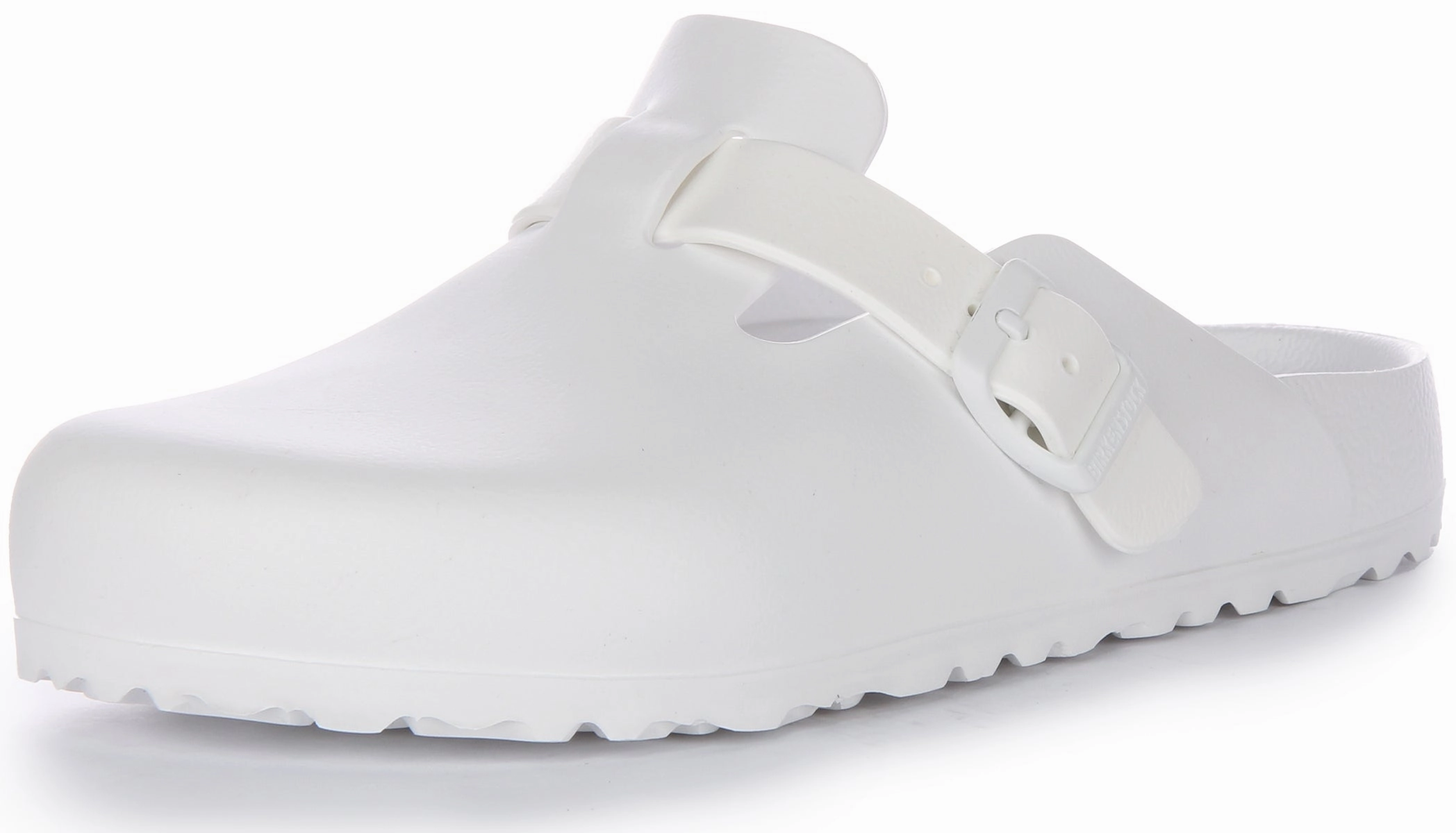 Birkenstock Boston Essentia EVA In White | Narrow Fit Shoes Birkenstock