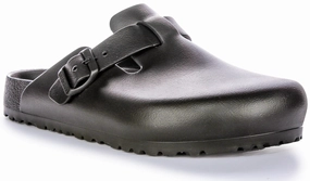 Birkenstock Boston Eva In Black | Regular Fit Shoes Birkenstock