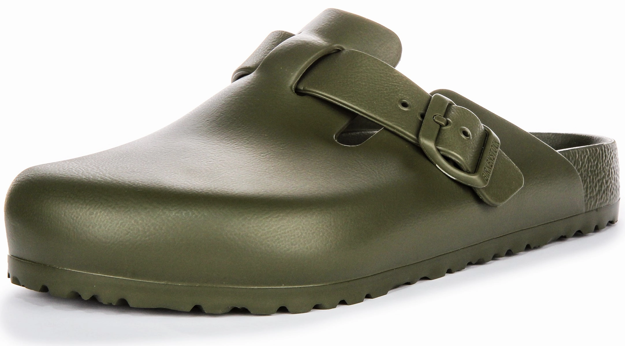 Birkenstock Boston Eva In Khaki Green | Regular Fit Shoes Birkenstock